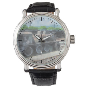 Montre Trains - vieille locomotive