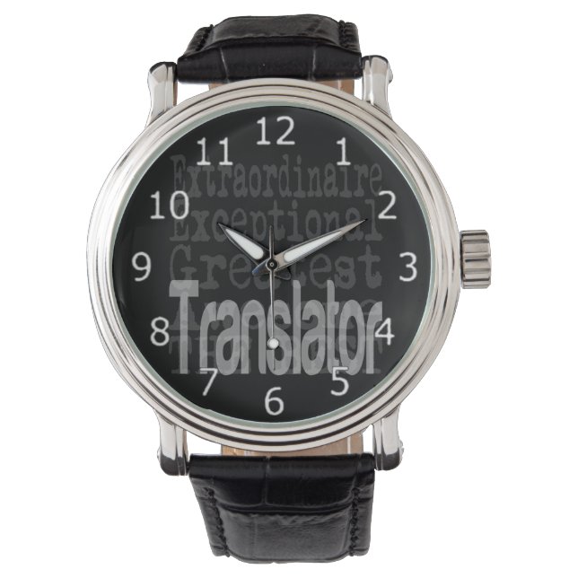 Montre Translator Extraordinaire Watch (devant)