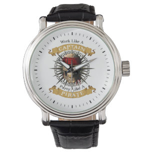 Montre Travailler Comme Une Partie De Capitaine Comme Un 