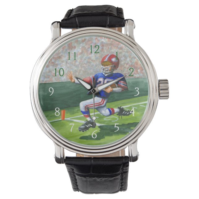 Montre Traverser la ligne d'objectif pour une touche (devant)