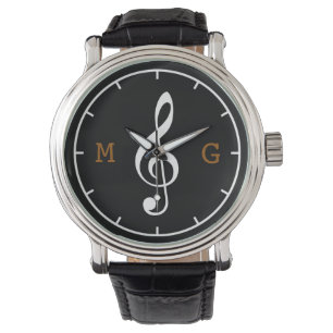 Montre Treble Clef Note temps personnalisé Musique
