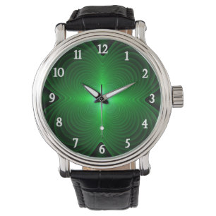 Montre Trèfle vert