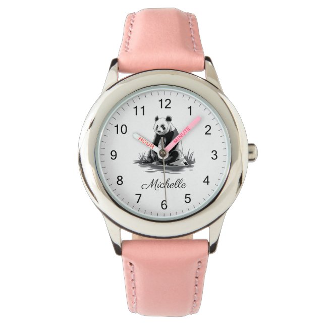 Montre Trendy Cute Panda Bear Personalized  (devant)
