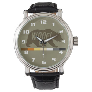 Montre Très Cool Ours Gay Fierté Drapeau Ours Woof