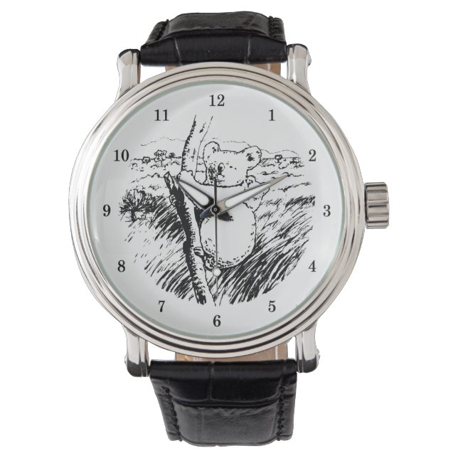 Montre Très Cool Panda Bear Wrist Watch (devant)