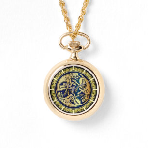 Montre Triade de réseautage de loup celtique