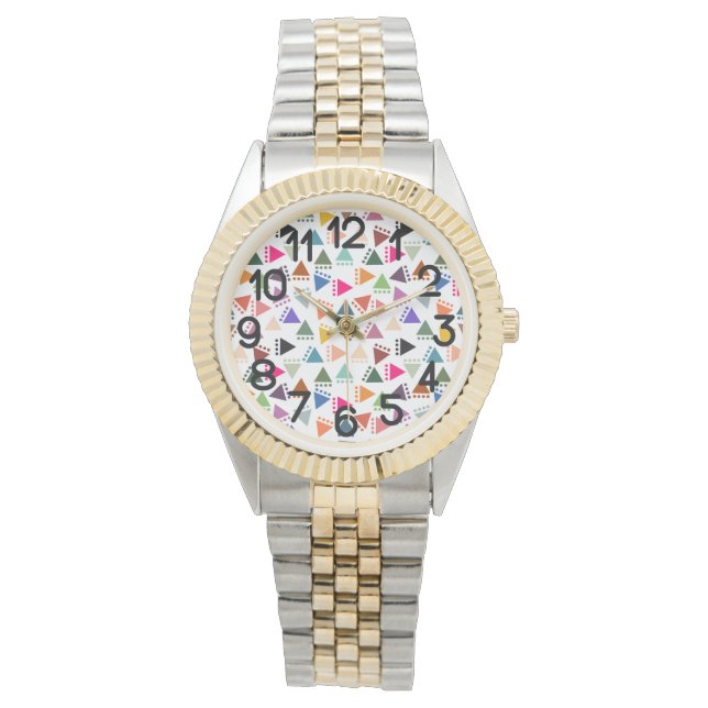 Montre Triangles Boho Plus Gros (devant)