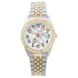 Montre Triangles Pastel