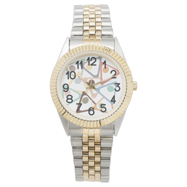 Montre Triangles Pastel (devant)