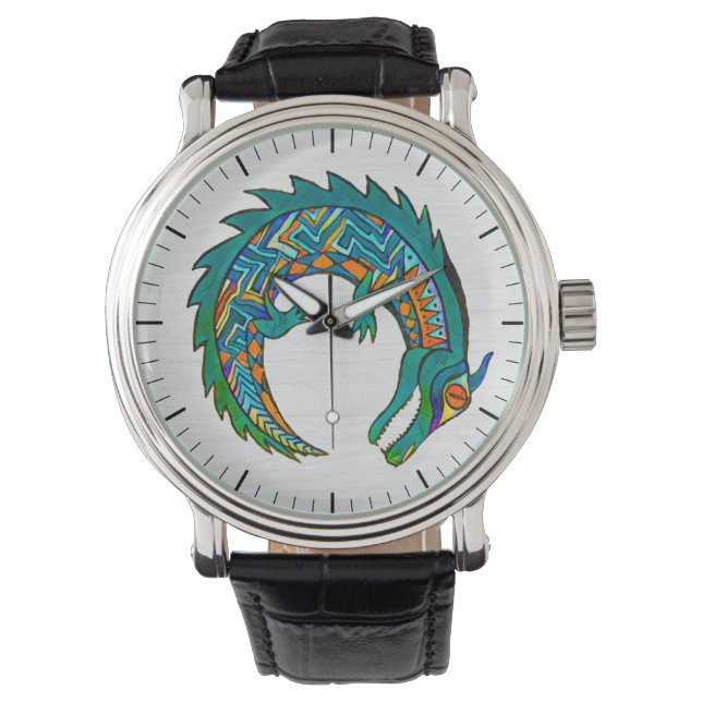 Montre Tribal Alligator Art Watch (devant)