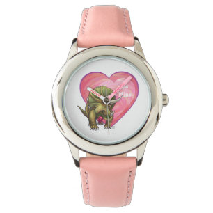 Montre Tricératops Red Rose Heart