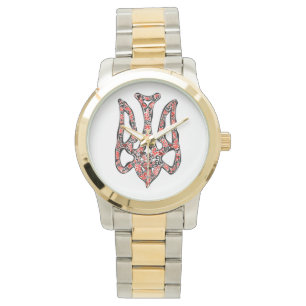 Montre Trident de l'emblème national ukrainien tryzub sty