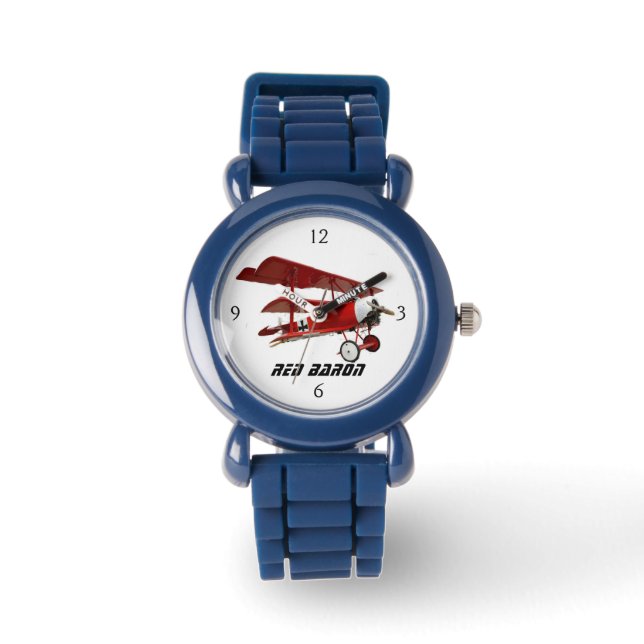 Montre Triplane "Baron rouge" (Recto)