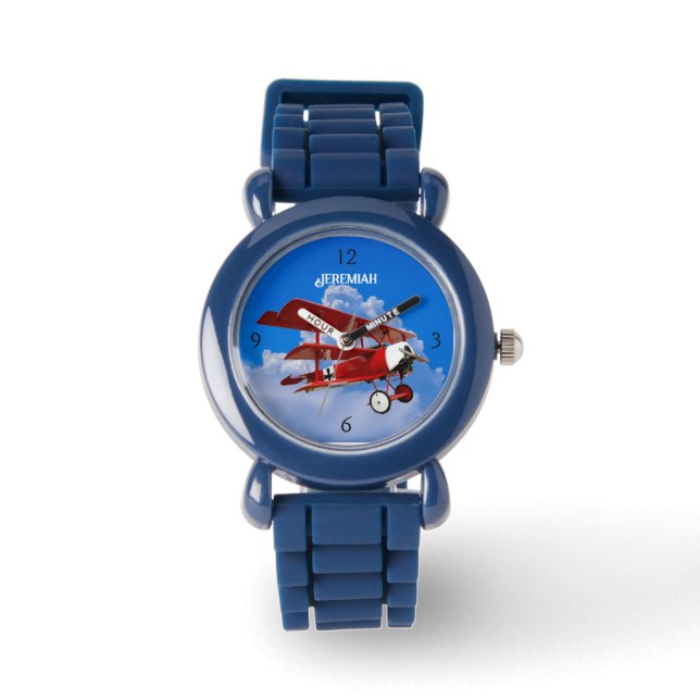 Montre Triplane Watch "Baron Rouge" (Recto)