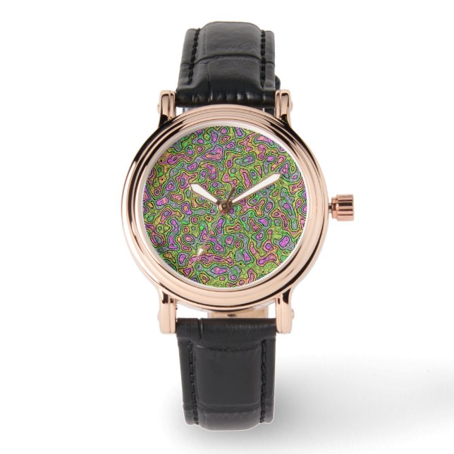 Montre Trippy Colorful Blob (Recto)
