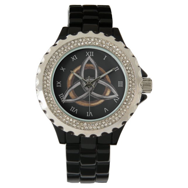 Montre Triquetra (Brown/Argent) (devant)