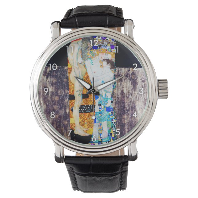 Montre Trois ans de vie, Gustav Klimt (devant)
