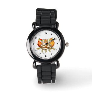 Montre Trois chouettes mignonnes