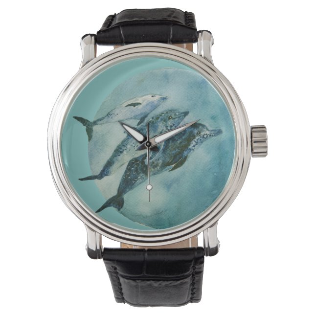 Montre Trois Dauphins Joueurs (devant)