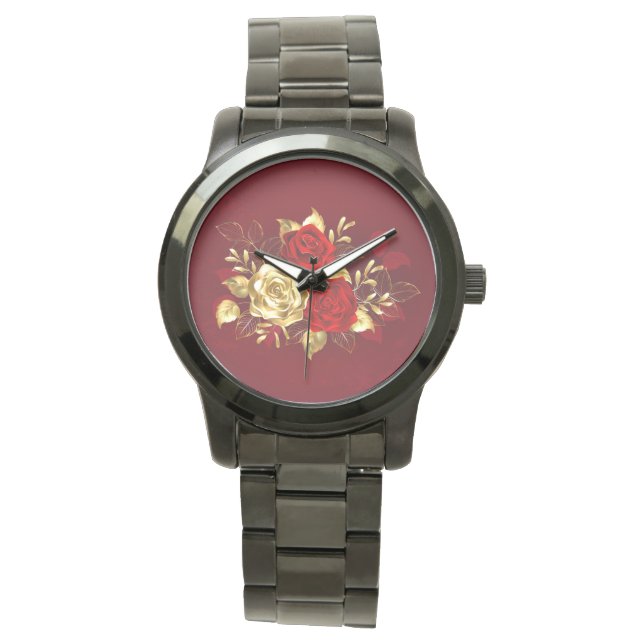 Montre Trois Roses de bijoux (devant)