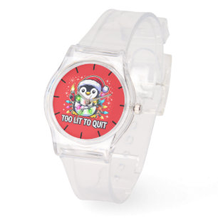 Montre Trop de lumière pour arrêter le pingouin de Noël