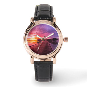Montre Tropical Beaches    Maldives Sunset