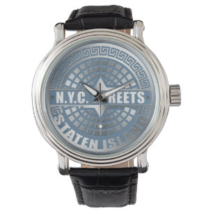 Montre Trou d'homme Staten Island Bleu