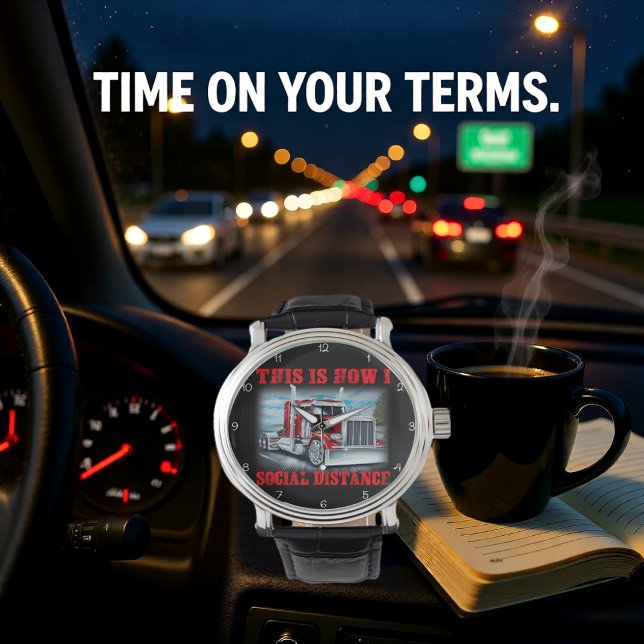 Montre Trucker: This Is How I Social Distance (Créateur téléchargé)
