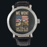Montre Trump 2024 Nous avons gagné la victoire Victoire I<br><div class="desc">Trump 2024 Nous avons gagné la victoire Victory Inauguration 2025 Garbage</div>