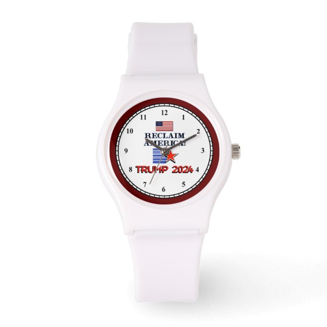 Montre Trump 2024 Reclaim America Watch (Recto)