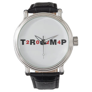 Montre Trump 2024 Rouge