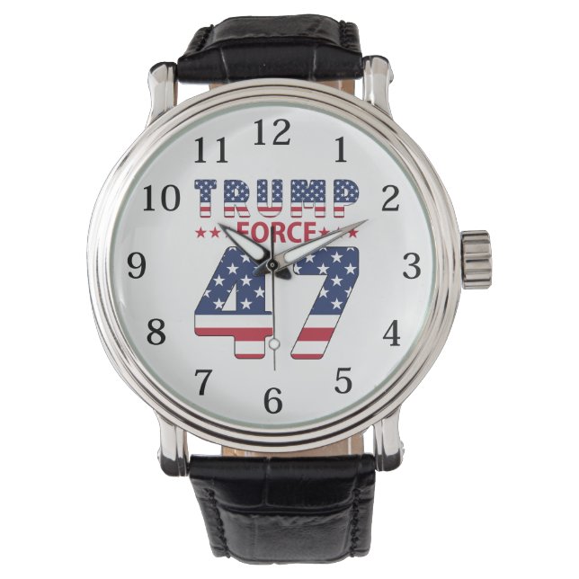 Montre Trump Force 47 (devant)