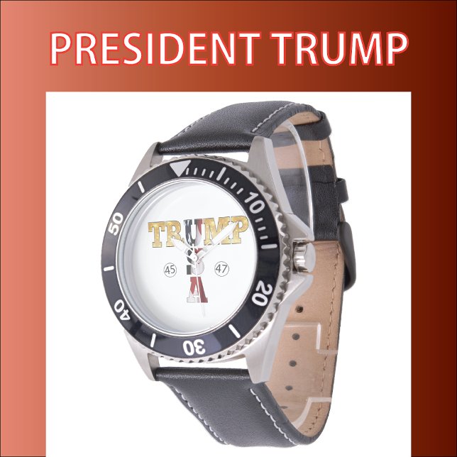 Montre Trump Gold 💖 Presidential USA 45 47 (Créateur téléchargé)
