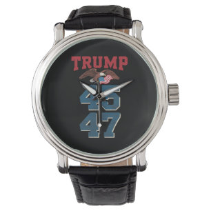 Montre Trump, le patriotique, a remporté Trump 45 et 47 v