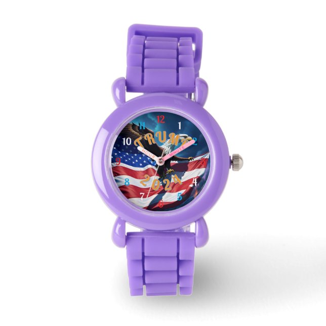 Montre TRUMP pour PRÉSIDENT 2024 (Recto)