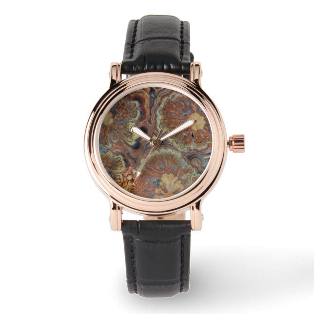 Montre Tube de floraison Onyx (Recto)