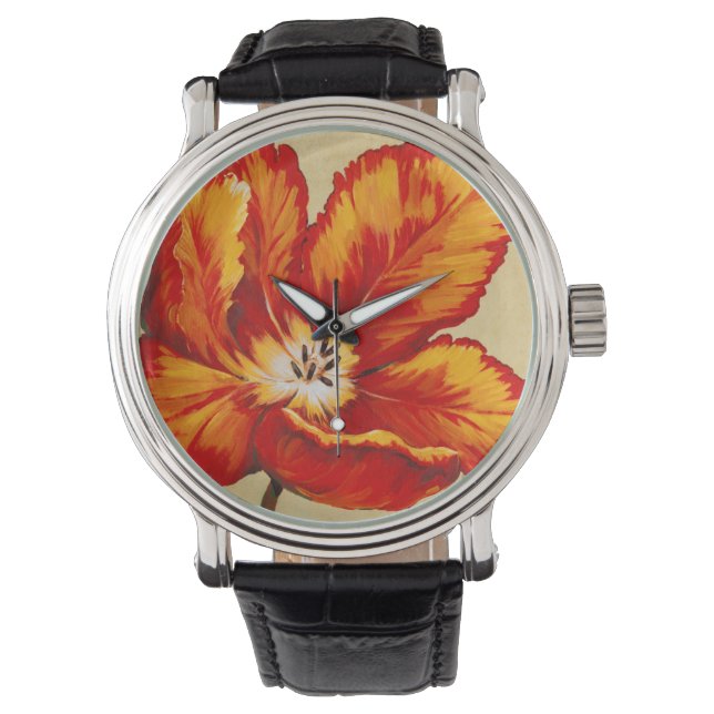 Montre Tulipe de perroquet I (devant)
