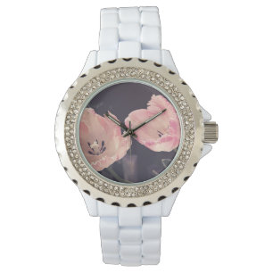 Montre Tulipes en fleurs mignonnes -Personnalisées