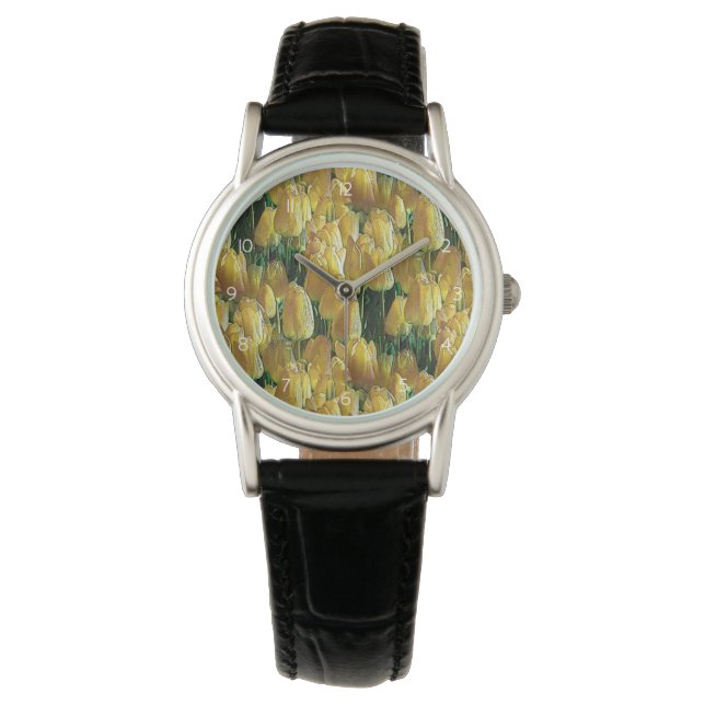 Montre Tulips Sunshine Yellow (devant)