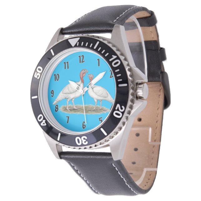 Montre Turkey Mini White (Incliné)