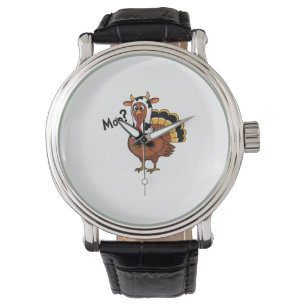 Montre Turquie Moo Vache drôle Thanksgiving Performance S