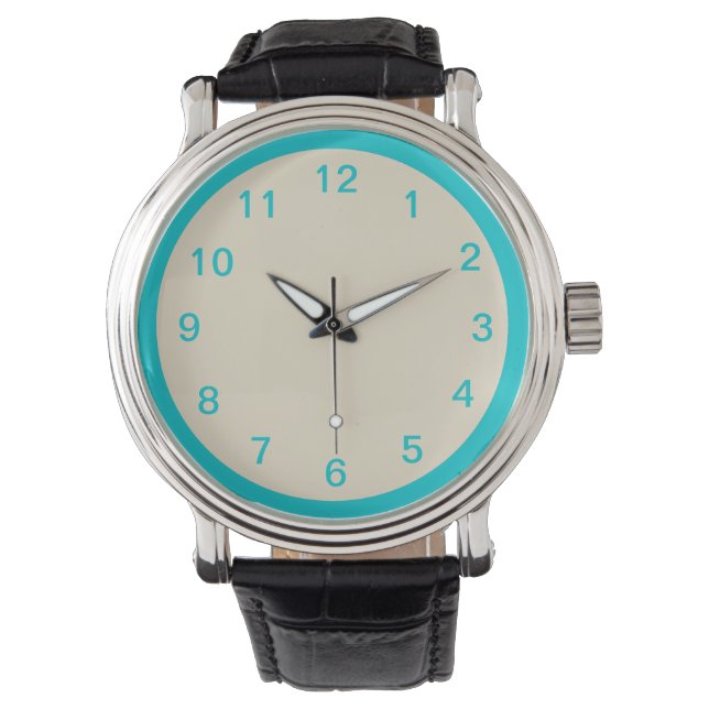 Montre Turquoise et Pearl (devant)