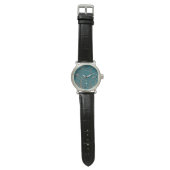 Montre Turquoise Gold Marble Pattern Watch (Plat)