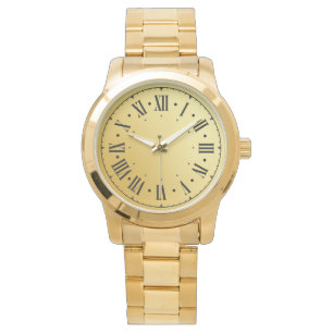 Montre Turquoise or moderne contemporaine pour hom