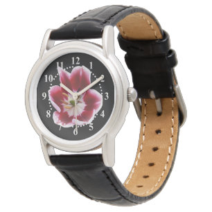 Montre Tutelle rouge profonde