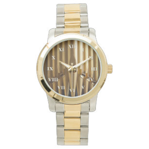 Montre Tuyaux d'organe d'or