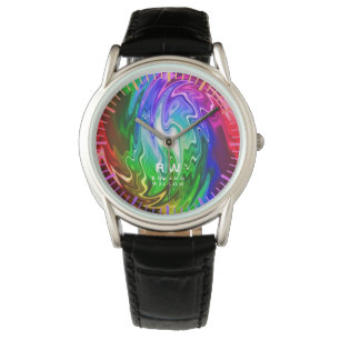 Montre Twisting Liquid Multicolors Personnalisé