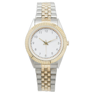 Montre Two-Tone Silver & Gold Dress Watch