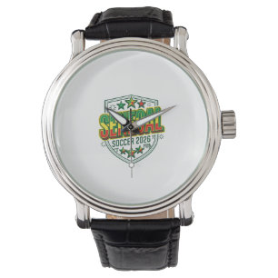 Montre Typographie de pays audacieux Football Sénégal 202