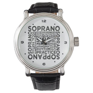 Montre Typographie de Soprano